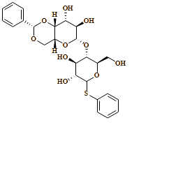 ?-D-Glucopyranoside, phenyl 4-O-[4,6-O-[(S)-phenylmethylene]-?-D-galactopyranosyl]-1-thio-