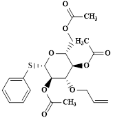 ?-D-Glucopyranoside, phenyl 3-O-2-propen-1-yl-1-thio-, 2,4,6-triacetate