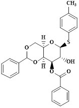 ?-D-Galactopyranoside, 4-methylphenyl 4,6-O-[(S)-phenylmethylene]-1-thio-, 3-benzoate