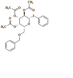 ?-D-Galactopyranoside, phenyl 6-O-(phenylmethyl)-1-thio-, 2,3,4-triacetate