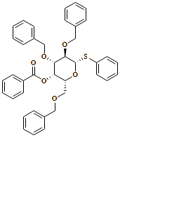 ?-D-Galactopyranoside, phenyl 2,3,6-tris-O-(phenylmethyl)-1-thio-, 4-benzoate