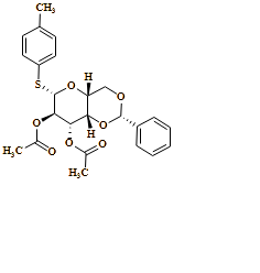 ?-D-Galactopyranoside, 4-methylphenyl 4,6-O-[(S)-phenylmethylene]-1-thio-, 2,3-diacetate
