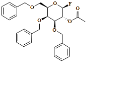 ?-D-Galactopyranosyl fluoride, 3,4,6-tris-O-(phenylmethyl)-, 2-acetate