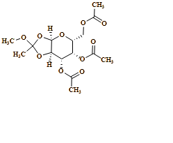 ?-D-Galactopyranose, 1,2-O-(1-methoxyethylidene)-, 3,4,6-triacetate