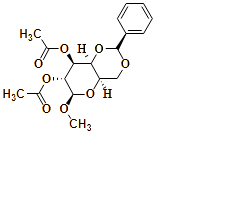 ?-D-Gulopyranoside, methyl 4,6-O-[(S)-phenylmethylene]-, 2,3-diacetate