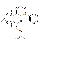 ?-D-Galactopyranoside, phenyl 3,4-O-(1-methylethylidene)-1-thio-, diacetate