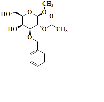?-D-Galactopyranoside, methyl 3-O-(phenylmethyl)-, 2-acetate