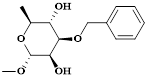 ?-L-Mannopyranoside, methyl 6-deoxy-3-O-(phenylmethyl)-