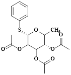 (3S,6S)-2-methyl-6-(phenylthio)tetrahydro-2H-pyran-3,4,5-triyl triacetate