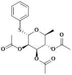 (2S,3S,4R,5R,6S)-2-methyl-6-(phenylthio)tetrahydro-2H-pyran-3,4,5-triyl triacetate