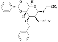 ?-D-Mannopyranoside, ethyl 2-azido-2-deoxy-3-O-(phenylmethyl)-4,6-O-[(R)-phenylmethylene]-1-thio-