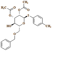 ?-D-Mannopyranoside, 4-methylphenyl 6-O-(phenylmethyl)-1-thio-, 2,3-diacetate