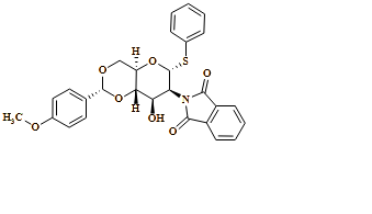 ?-D-Mannopyranoside, phenyl 2-deoxy-2-(1,3-dihydro-1,3-dioxo-2H-isoindol-2-yl)-4,6-O-[(R)-(4-methoxyphenyl)methylene]-1-thio-