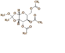 ?-D-Mannopyranose, 1,2-O-(1-methoxyethylidene)-, 3,4,6-triacetate