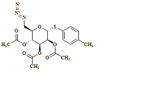 (2R,3R,4S,5S,6R)-2-(azidomethyl)-6-(p-tolylthio)tetrahydro-2H-pyran-3,4,5-triyl triacetate