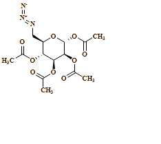 (2R,3S,4S,5R,6R)-6-(azidomethyl)tetrahydro-2H-pyran-2,3,4,5-tetrayl tetraacetate
