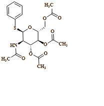 ?-D-Glucopyranoside, phenyl 2-(acetylamino)-2-deoxy-1-thio-, 3,4,6-triacetate