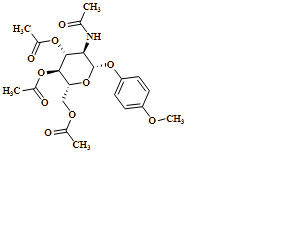 ?-D-Glucopyranoside, 4-methoxyphenyl 2-(acetylamino)-2-deoxy-, 3,4,6-triacetate