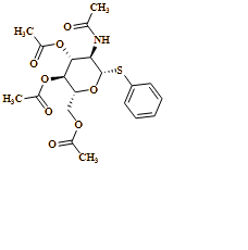 ?-D-Glucopyranoside, phenyl 2-(acetylamino)-2-deoxy-1-thio-, 3,4,6-triacetate