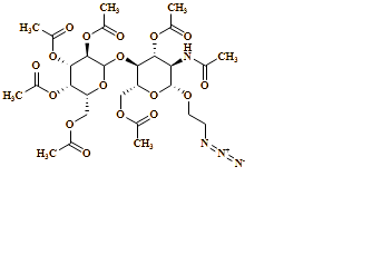 ?-D-Glucopyranoside, 2-azidoethyl 2-(acetylamino)-2-deoxy-4-O-(2,3,4,6-tetra-O-acetyl-?-D-galactopyranosyl)-, 3,6-diacetate