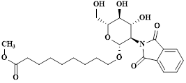Methyl 9-[[2-deoxy-2-(1,3-dihydro-1,3-dioxo-2H-isoindol-2-yl)-?-D-glucopyranosyl]oxy]nonanoate