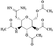 ?-D-Glucopyranose, 2-(acetylamino)-2-deoxy-1-thio-, 3,4,6-triacetate 1-carbamimidate, hydrochloride