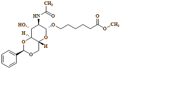 Hexanoic acid, 6-[[2-(acetylamino)-2-deoxy-4,6-O-(phenylmethylene)-?-D-glucopyranosyl]oxy]-, methyl ester