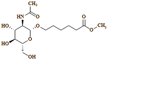 Hexanoic acid, 6-[[2-(acetylamino)-2-deoxy-?-D-glucopyranosyl]oxy]-, methyl ester