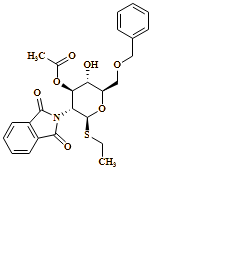 ?-D-Glucopyranoside, ethyl 2-deoxy-2-(1,3-dihydro-1,3-dioxo-2H-isoindol-2-yl)-6-O-(phenylmethyl)-1-thio-, 3-acetate