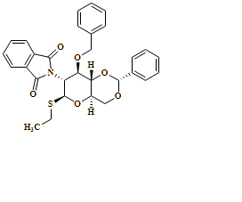 ?-D-Glucopyranoside, ethyl 2-deoxy-2-(1,3-dihydro-1,3-dioxo-2H-isoindol-2-yl)-3-O-(phenylmethyl)-4,6-O-[(R)-phenylmethylene]-1-thio-