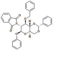 ?-D-Glucopyranoside, phenyl 2-deoxy-2-(1,3-dihydro-1,3-dioxo-2H-isoindol-2-yl)-3-O-(phenylmethyl)-4,6-O-[(R)-phenylmethylene]