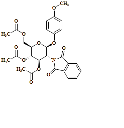 ?-D-Glucopyranoside, 4-methoxyphenyl 2-deoxy-2-(1,3-dihydro-1,3-dioxo-2H-isoindol-2-yl)-, 3,4,6-triacetate