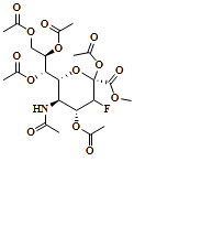 (1S,2R)-1-((2R,3S,4R,6S)-3-Acetamido-4,6-diacetoxy-5-fluoro-6-(methoxycarbonyl)tetrahydro-2H-pyran-2-yl)propane-1,2,3-triyl triacetate