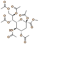 (1S,2R)-1-((2R,3R,4S)-3-Acetamido-4,6-diacetoxy-6-(methoxycarbonyl)tetrahydro-2H-pyran-2-yl)propane-1,2,3-triyl triacetate