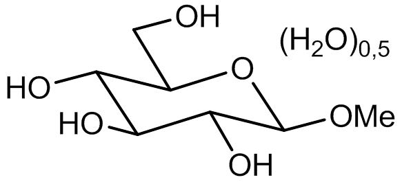 Methyl a-D-glucopyranoside hemihydrate
