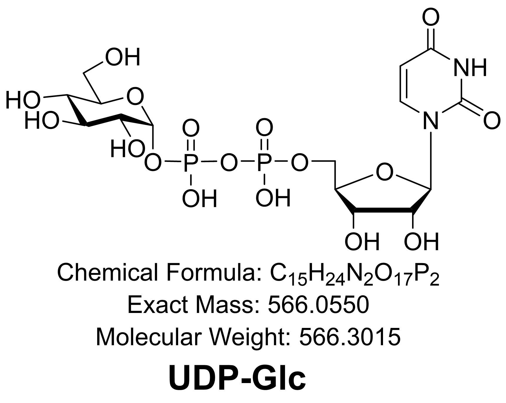 UDP-Glcose (28053-08-9, 133-89-1, Uridine Diphosphate Glucose)