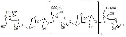 K-Carrapentaose Trisodium Salt
